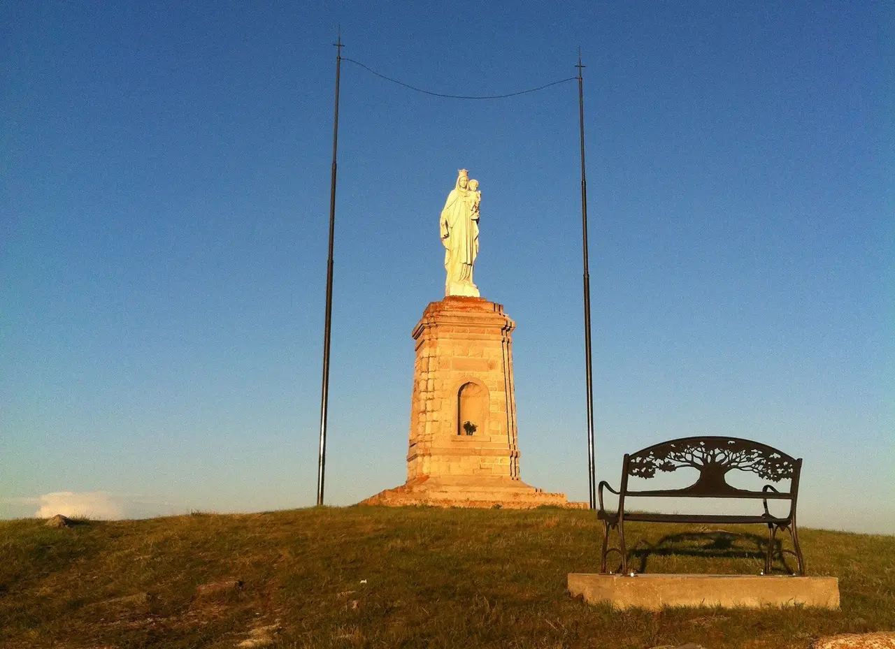 Statue of Our Lady at the summit of Mt. Carmel, 2016